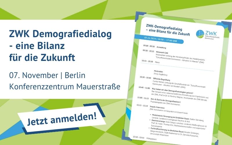 "ZWK Demografiedialog - eine Bilanz für die Zukunft" am 07. November 2024 im Konferenzzentrum Mauerstraße Berlin